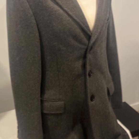 Valentino Roma Single-breasted cashmere wool coat grey - Picture 3 of 7